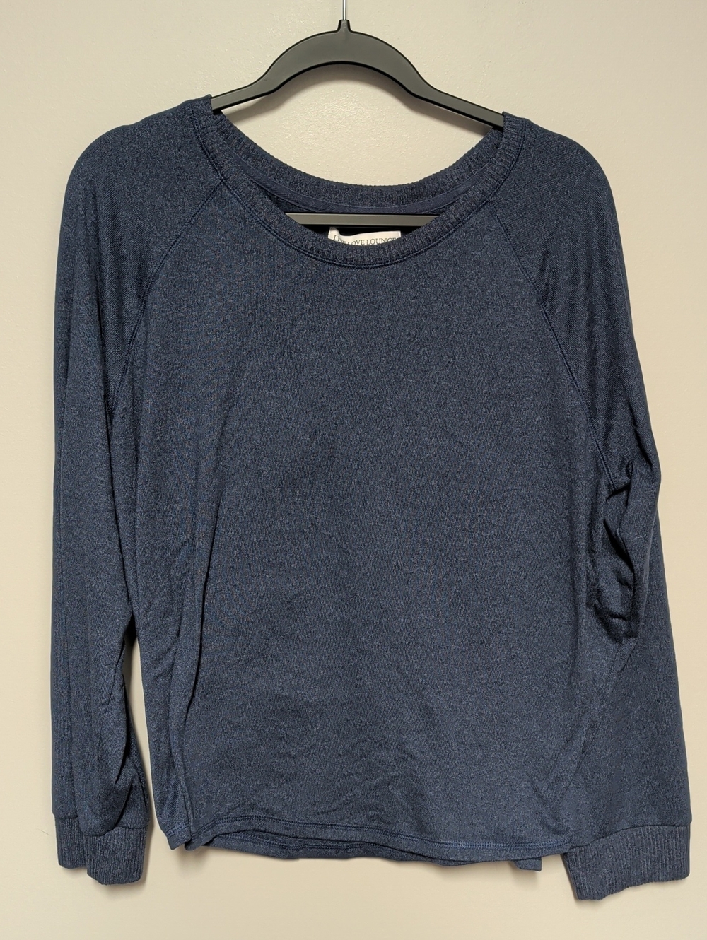 Karen Neuburger Dark Blue Raglan Sweatshirt